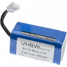 VHBW Severin Chill RB7025/Philips FC8700 1400 mAh