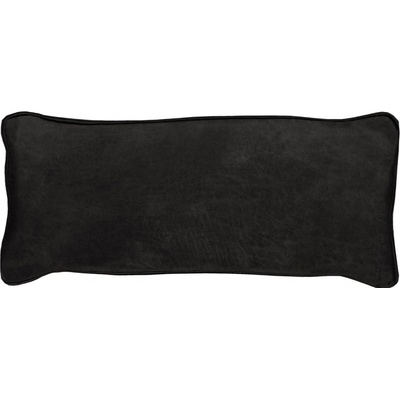 WOOOD Černý látkový polštář Bearny 30x70