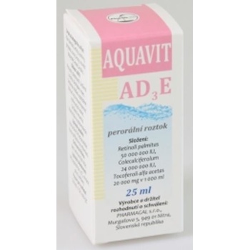 Aquavit AD3E a.u.v. sol 1 ml