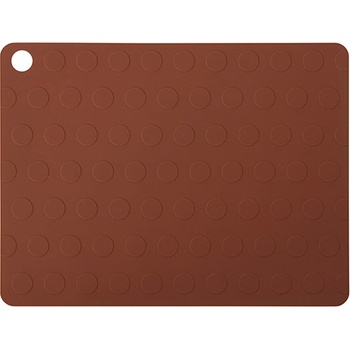 OYOY Dotto Подложки за хранене червено-кафяви, 2 бр (L10173)