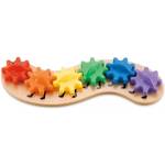 Man Yuk Toys Бебешка игра "Дъга-гъсеница" - на унгарски език (24403)