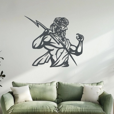 dřevo života Dřevěná dekorace ZEUS Rozměry (cm): 80x70, Zvolte barvu dekoru: Antracitová