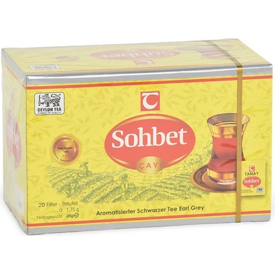 Tanay Sohbet Earl Grey 20 vrecúšok 35 g