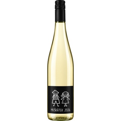 Bílkovi Muškát moravský - MLADÉ 2026 11,5 % 0,75 l (holá láhev)