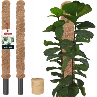 Kokosový kolík 60 cm x 32 mm sada 2 ks.