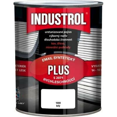 INDUSTROL Plus vrchní barva na kov i dřevo S2071, 1000 bílá, 0,75 l