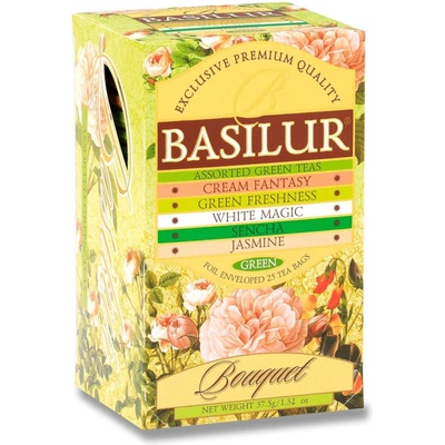 Basilur Assorted Green Bouquet 25 x 1,5 g