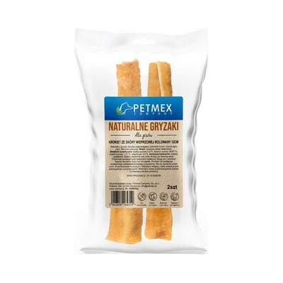 PETMEX Kroketa z vepřové kůže rolovaná 12 cm 2 ks.