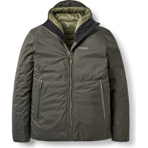 Rab Мъжко пухено яке Rab Microlight Shield Jacket Down jacket - Dark Army (004-7612-0213)