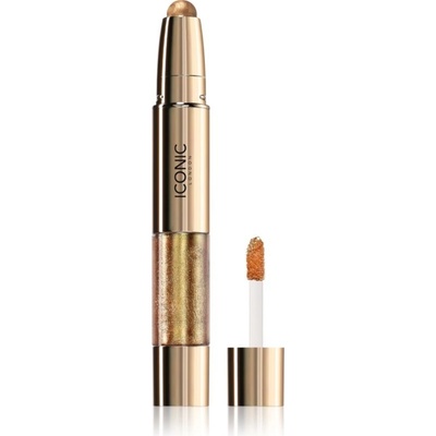 Iconic London Glaze Crayon trblietavé očné tiene Goldmine 5,14 g