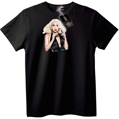 NOONEBRAND LADY GAGA 80-те Икона Т-Шърт - 2XL, White