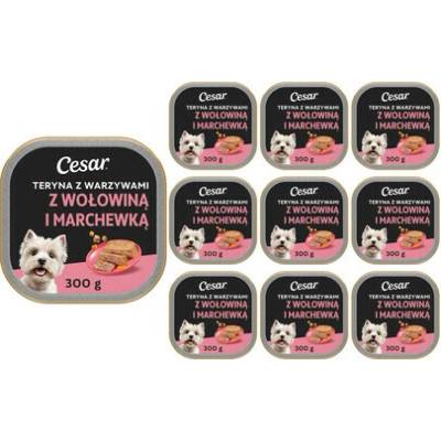Cesar s telecím masem a mrkví 10 x 300 g