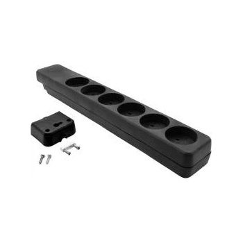 ProXtend Danish EDB Power Strip 6-way Black