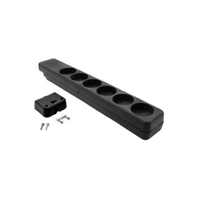 ProXtend Danish EDB Power Strip 6-way Black