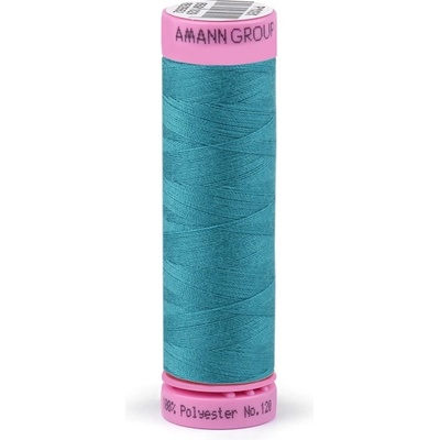 Polyesterové nitě návin 100 m Aspo Amann, střední, 1440 blue zirkon