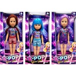 Bambolina K-POP Glam Girls - кукла със сценичен тоалет, 35 см