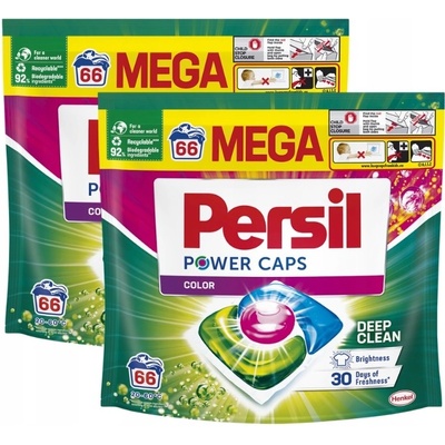 Persil Power Caps Pracie kapsule mix 2 x 66 PD