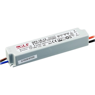 Zdroj GLP GPV-18-12, 12V 1,5A 18W IP67