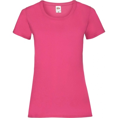 FRUIT OF THE LOOM FU78 Lady Fit Valueweight Tee fuchsiová