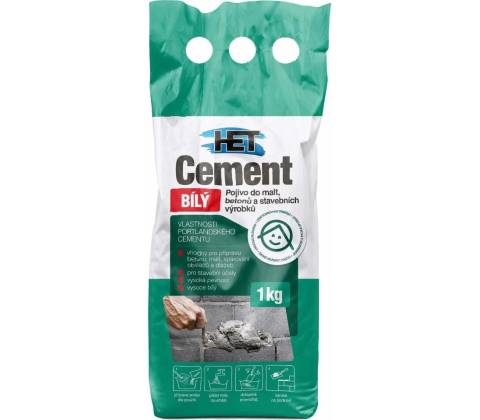 HET cement biely 3kg
