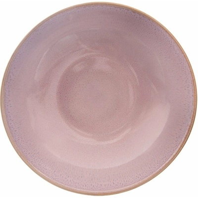 Orion Ružový hlboký keramický tanier 20,5 cm Glaze