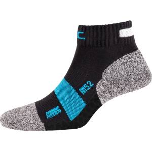 P. A. C P. A. C. Дамски чорапи за бягане P. A. C. Women's RN 5.2 Running Reflective Pro Short Running socks - Black / Cyan - размер 35-37 (EU) (207-1374-0311)
