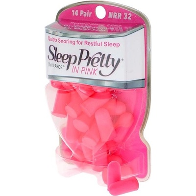 HEAROS Sleep Pretty in Pink Ear Plugs NRR 32db 6 Pairs – Zboží Mobilmania