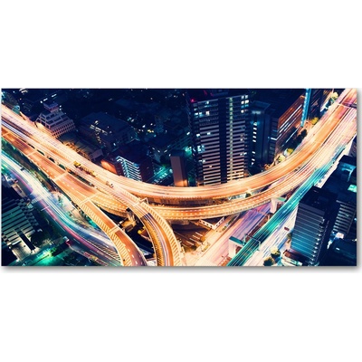 Foto obraz fotografie na skle Diaľnice v Tokio 100x50 cm