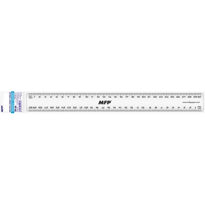 MFP Paper pravítko 300 mm čiré 5310110 – Zboží Dáma