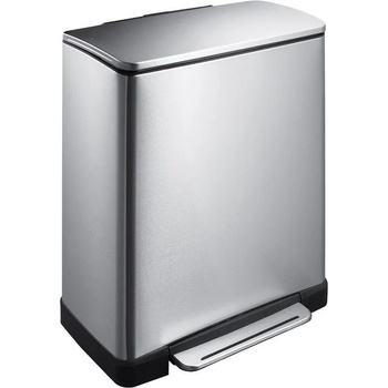 Image 1 of EKO 28 + 18 л. кош за отпадъци цвят матиран инокс ЕКО от серия e-cube (eko926846matts/s)