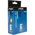 Stiga Комплект 6 тенис топки Winner ABС 2 Orange Stiga