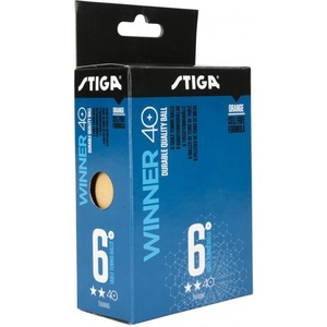 Stiga Комплект 6 тенис топки Winner ABС 2 Orange Stiga