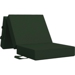 vidaXL Сгъваем диван легло 75 x 63 x 45 см Тъмнозелено (900139)
