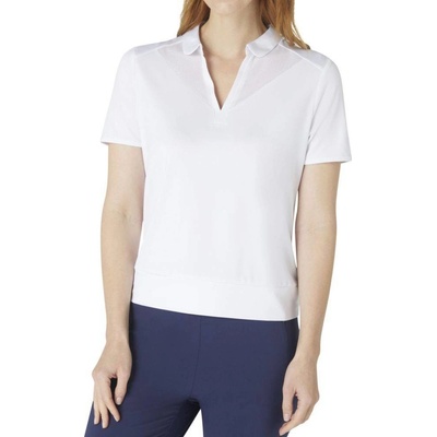 Callaway Dámska polokošeľa Golf WAIST LENGTH SS TOP BRILLIANT WHITE biela