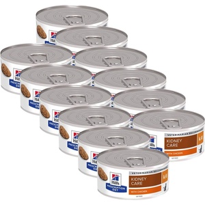 Hill's Hill s Prescription Diet k/d Грижа за бъбреците консерви за котки 12 x 156 г