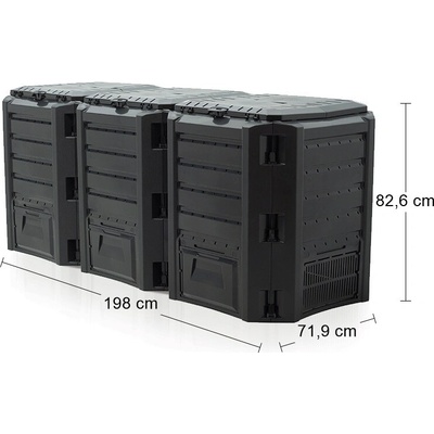 Nabbi IKLM1200C 1200 l čierna