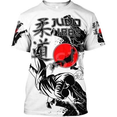 Tričko JS Judo White/Red Black