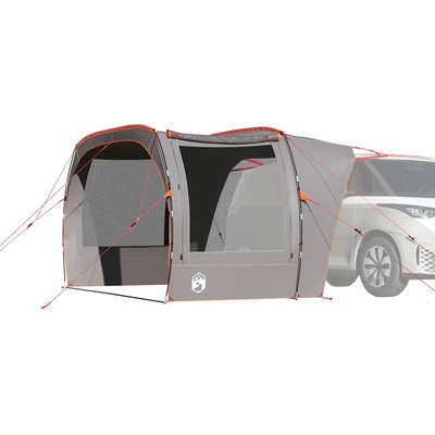 vidaXL Шатра за кола сива и оранжева водоустойчива (4009514)