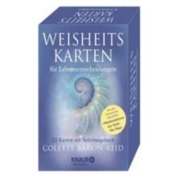 Droemer/Knaur Weisheitskarten für Lebensentscheidungen, 52 Orakelkarten m. Anleitungsbuch | Colette Baron-Reid, Horst Kappen