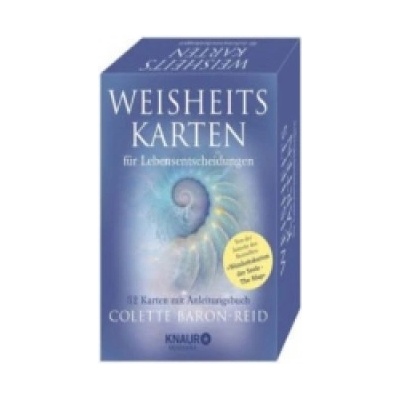 Droemer/Knaur Weisheitskarten für Lebensentscheidungen, 52 Orakelkarten m. Anleitungsbuch | Colette Baron-Reid, Horst Kappen