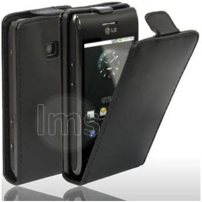 LG Flap Калъф за LG GT540 Optimus Черен
