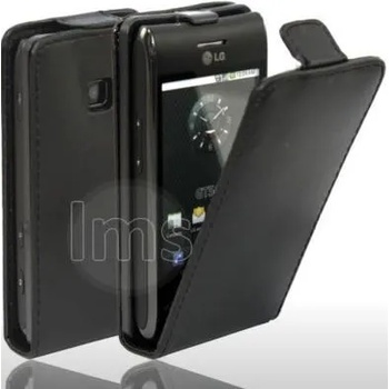 LG Flap Калъф за LG GT540 Optimus Черен