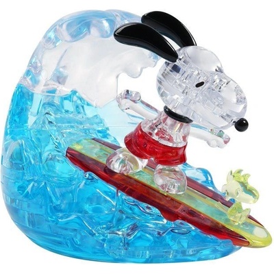 HCM KINZEL 3D Crystal puzzle Surfující Snoopy 41 ks – Zbozi.Blesk.cz