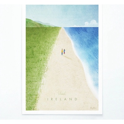 Plagát Travelposter Ireland, 30 x 40 cm