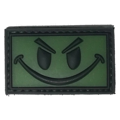 PVC nášivka Smile, svítící, ARMED PATCHES – Zboží Dáma