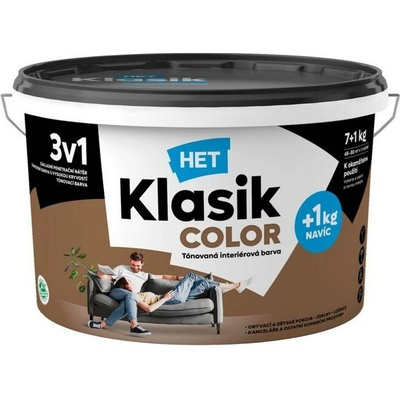 Het Klasik Color 0277 hnedá interiérová farba 7+1 kg
