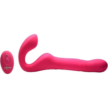 ostatní Mighty Thrust Thrusting and Vibrating Strapless Strap-On with Remote Control