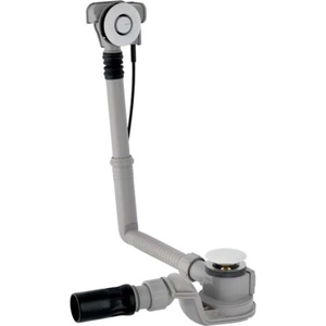 Geberit - Сифон за вана (оттичане и преливник), управление PushControl, дължина 260 mm, хром 150.750. 21.6 (150.750.21.6)