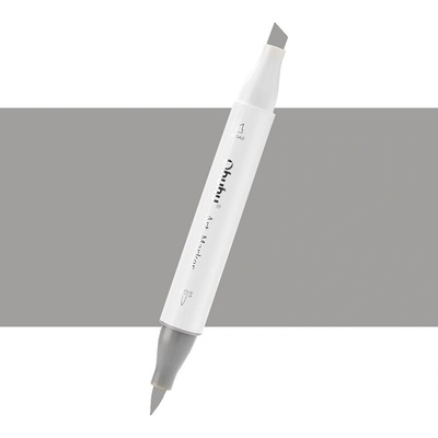 Lihová fixa OHUHU oboustranná Brush & Chisel, Warm Grey 07 (WG070)