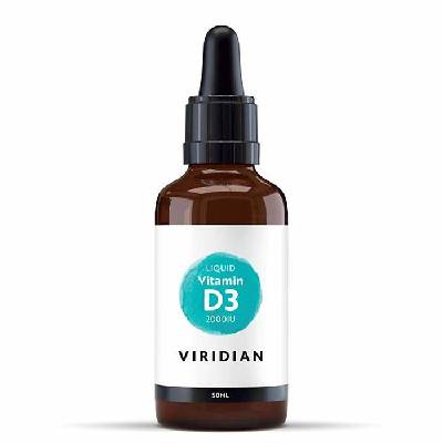 VIRIDIAN NUTRITION Viridian Liquid Vitamín D3 2000 IU 50ml